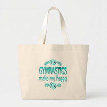 Gymnastics Make Me Happy Bag
