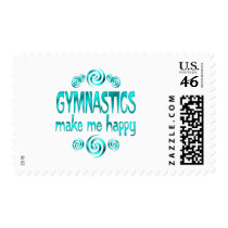 Gymnastics Make Me Happy postage