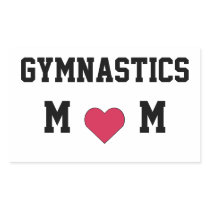 Gymnastics Mom Rectangle Sticker