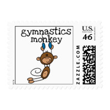 Gymnastics Monkey Postage