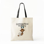 Gymnastics Monkey Tshirts and Gifts Canvas Bag