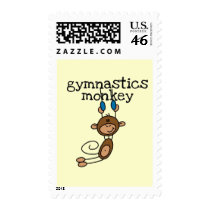 Gymnastics Monkey Tshirts and Gifts postage