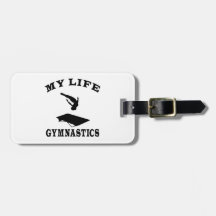 Gymnastics My Life Tag For Bags