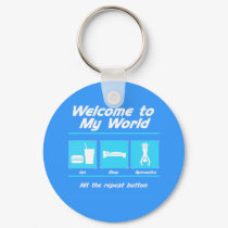 Gymnastics My World keychains by SportChick_Store Gymnastics My World keychains