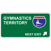 Gymnastics Next Exit photo sculptures by whatitis Gymnastics Next Exit photo sculptures