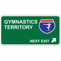 Gymnastics Next Exit photo sculptures by whatitis Gymnastics Next Exit photo sculptures