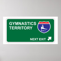 Gymnastics Next Exit Print
