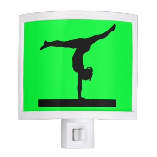 gymnastics nightlight night lights Zazzle