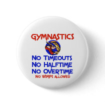 Gymnastics No Wimps buttons by SportChick_Store Gymnastics No Wimps buttons