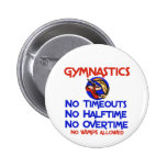 Gymnastics No Wimps Buttons