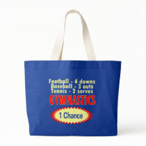 Gymnastics One Chance 1 side Tote Bag