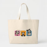 Gymnastics Pandas Canvas Bag