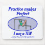 Gymnastics Perfect 10 Mouse Pad