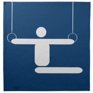 Gymnastics Pictogram Napkin