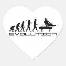 Gymnastics Pommel Horse Sport Evolution Art Stickers