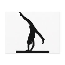 Gymnastics Postcard