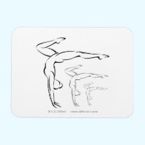 Gymnastics magnets