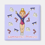 Gymnastics Princess Magnets