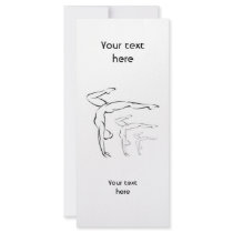 Gymnastics Full Color Rack Card