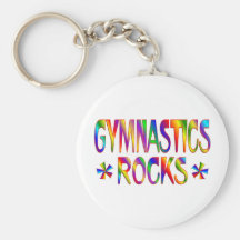 GYMNASTICS ROCKS KEY CHAINS