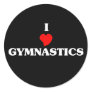 Gymnastics Round Stickers