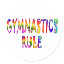 Gymnastics Rule stickers