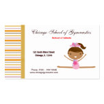 Gymnastics School Business Card
