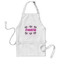 Gymnastics splatter hearts aprons