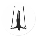 Gymnastics Round Stickers