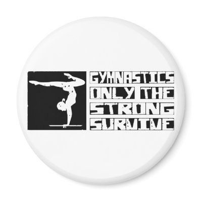 Gymnastics Survive Magnet