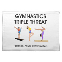 Gymnastics Triple Threat placemats