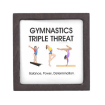 Gymnastics Triple Threat premium gift boxes