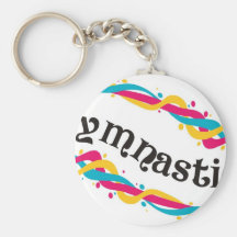 Gymnastics Twists Keychain