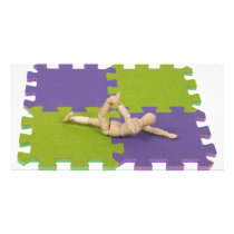 GymnasticsStretching112809 copy Custom Photo Card