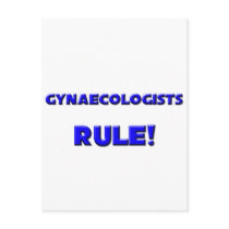 Gynaecologists Rule! postcards