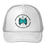 Gynecologic Cancer Awareness Butterfly Ribbon hats
