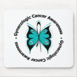 Gynecologic Cancer Awareness Butterfly Ribbon mousepads