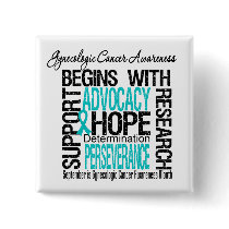 Gynecologic Cancer Awareness Month Hope buttons