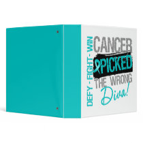 Gynecologic Cancer Picked The Wrong Diva Binder by cancerapparel Gynecologic Cancer Picked The Wrong Diva Binder