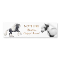 Gypsy Cob Horse Bumper Sticker