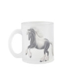 Gypsy Cob Horse Frosted Mug Gypsy Cob Horse Frosted Mug
