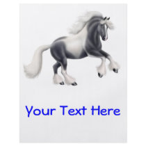 Gypsy Cob Paint Horse Flyer by twopurringcats Gypsy Cob Paint Horse Flyer