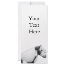 Gypsy Cob Paint Horse Rack Card rack cards by twopurringcats Gypsy Cob Paint Horse Rack Card rack cards