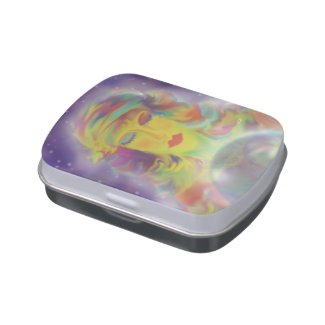 Gypsy Digital Art Jelly Belly Tins