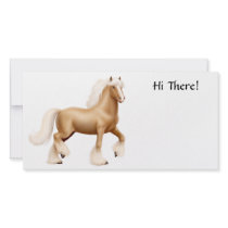 Gypsy Draft Horse Photo Card photo cards