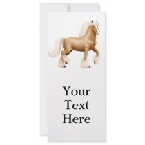 Gypsy Draft Horse Rack Card rack cards