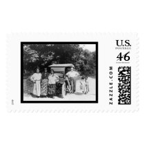 Gypsy Family and a Car 1925 postage by lc_vintagephotos Gypsy Family and a Car 1925 postage