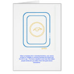 Gypsy Fortune Card in Blue & Gold cards