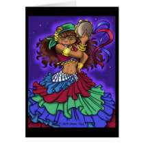 Gypsy Greeting Card by artvixn Gypsy Greeting Card