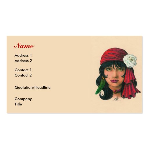 Gypsy II Business Card
